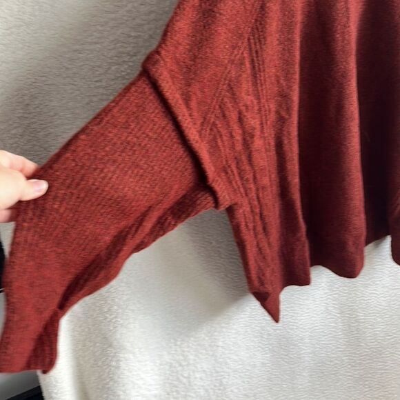 Madewell Havener Cable Knit Pullover Sweater Womens 4X Brown - Picture 4 of 9